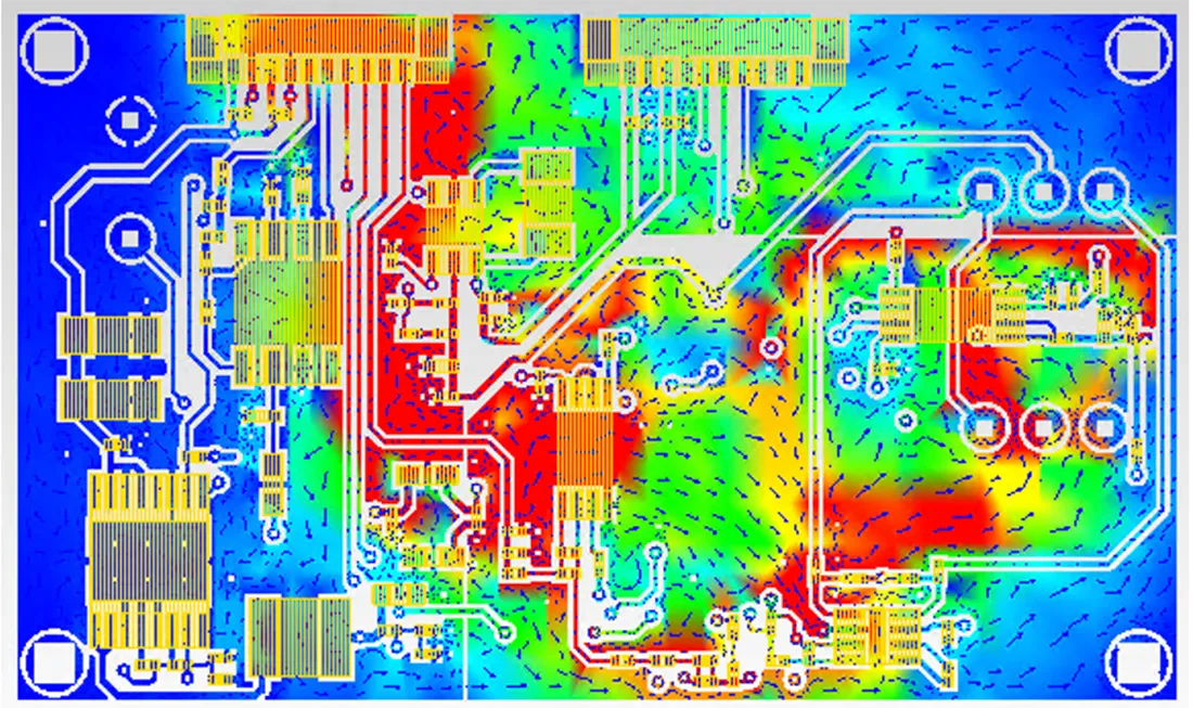 PC板電流分布例