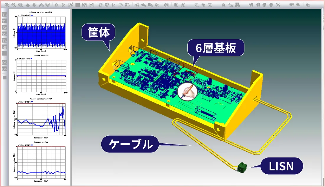 2Dテストベンチ画面